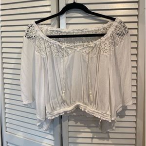 Boho White Top